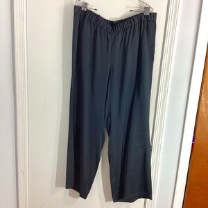 J. Jill Charcoal Wide Leg Pants